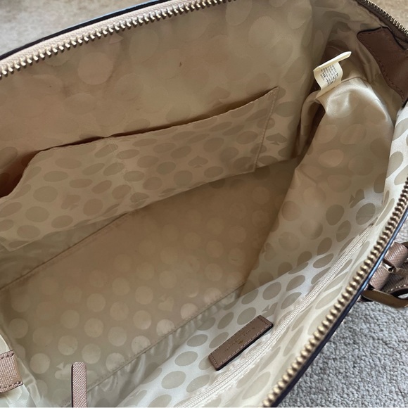 Kate Spade beige leather Charlotte street satchel - Picture 8 of 10